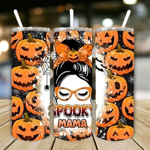 Made To Order Spooky Mama Halloween 20 Oz Tumbler